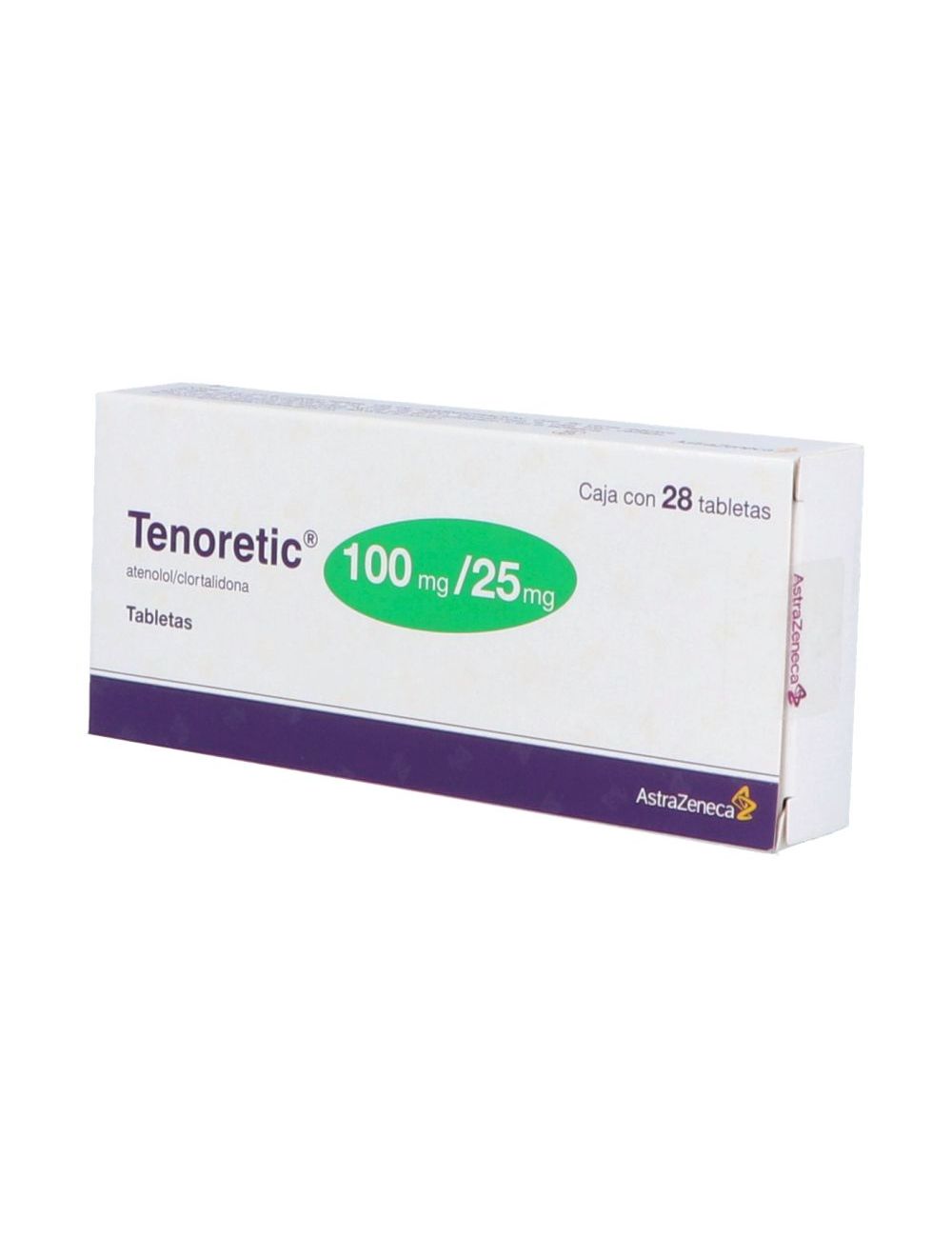 Tenoretic 100 mg / 25 mg Caja Con 28 Tabletas Tenoretic 100 mg / 25 mg Caja Con 28 Tabletas