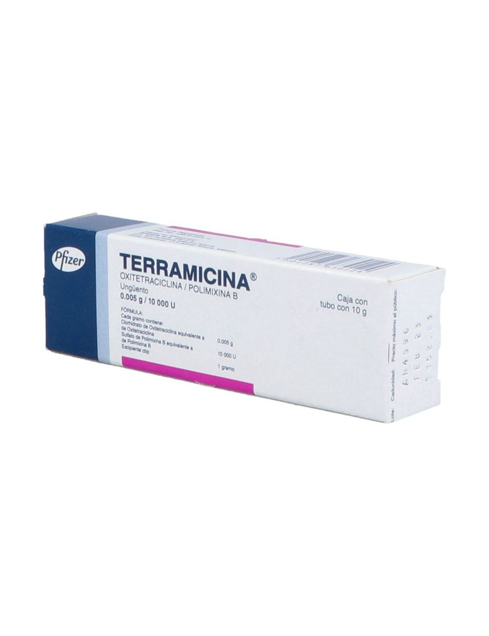 Terramicina 0.005 G / 10.000 U Pomada Con Tubo Con 10 G Oftálmico Terramicina 0.005 G / 10.000 U Pomada Con Tubo Con 10 G Oftálmico