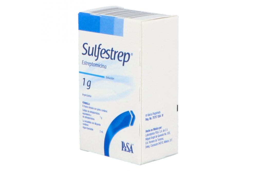 Sulfestrep Solución inyectable 1 g Frasco Ámpula - RX2