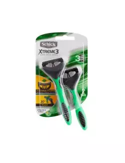 Schick Xtreme3 Máquina Para Afeitar Sensible Empaque Con 2 Piezas