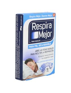 Respira Mejor Tiras Nasales Caja Con 10 Tiras