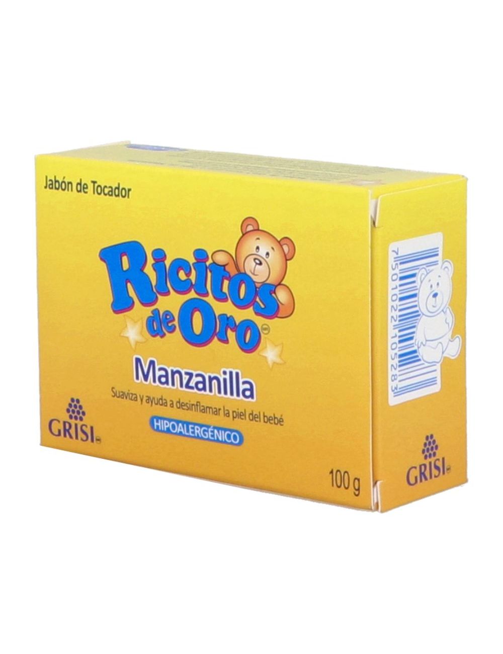 Ricitos De Oro Jabón De Tocador Caja Con 1 Pieza De 100g Ricitos De Oro Jabón De Tocador Caja Con 1 Pieza De 100g