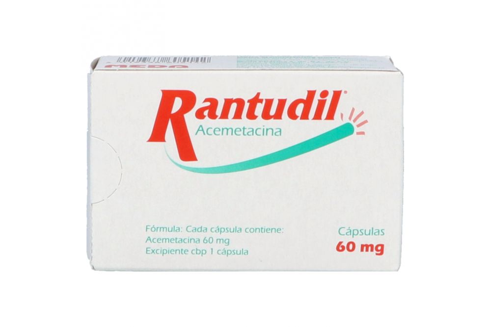 Rantudil 60 mg Caja Con 28 Tabletas