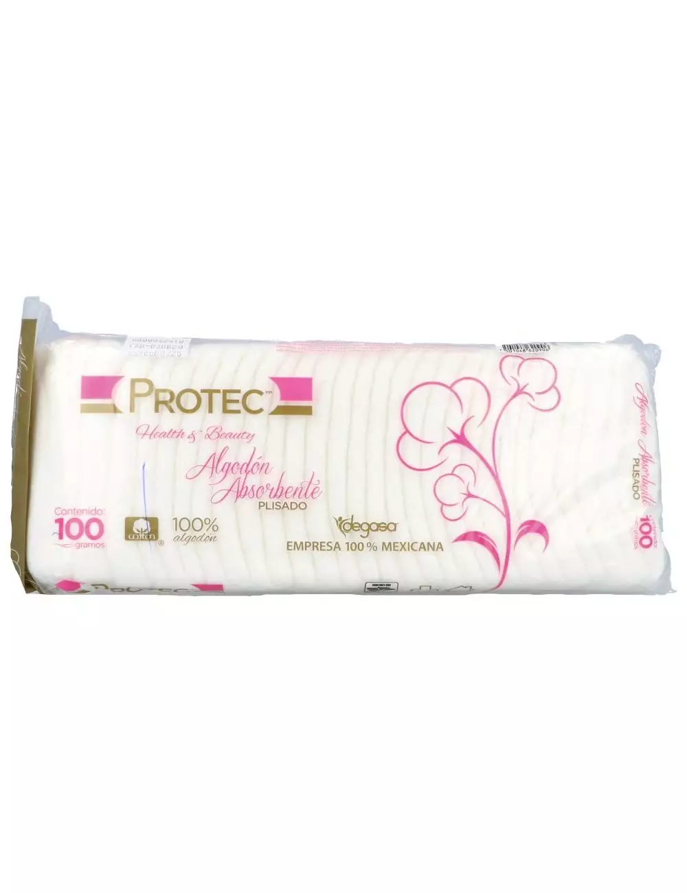 Protec Algodón Absorbente Bolsa Con 100g