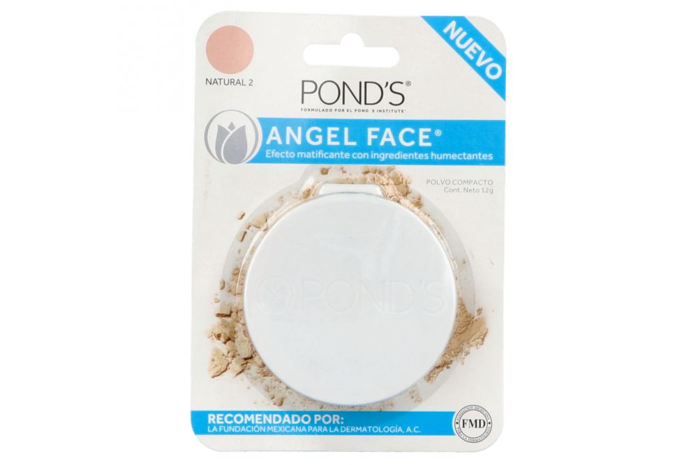 Pond´S Angel Face Polvo Compacto Natural 2 Con Estuche Con 12g