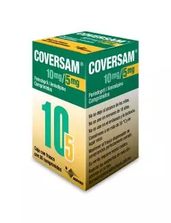 Coversam® 10mg/5mg (Perindopril/Amlodipino) - 30 comprimidos - Servier