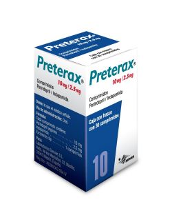 Preterax® 10mg/2.5mg (Perindopril + Indapamida) - 30 Comprimidos - Servier
