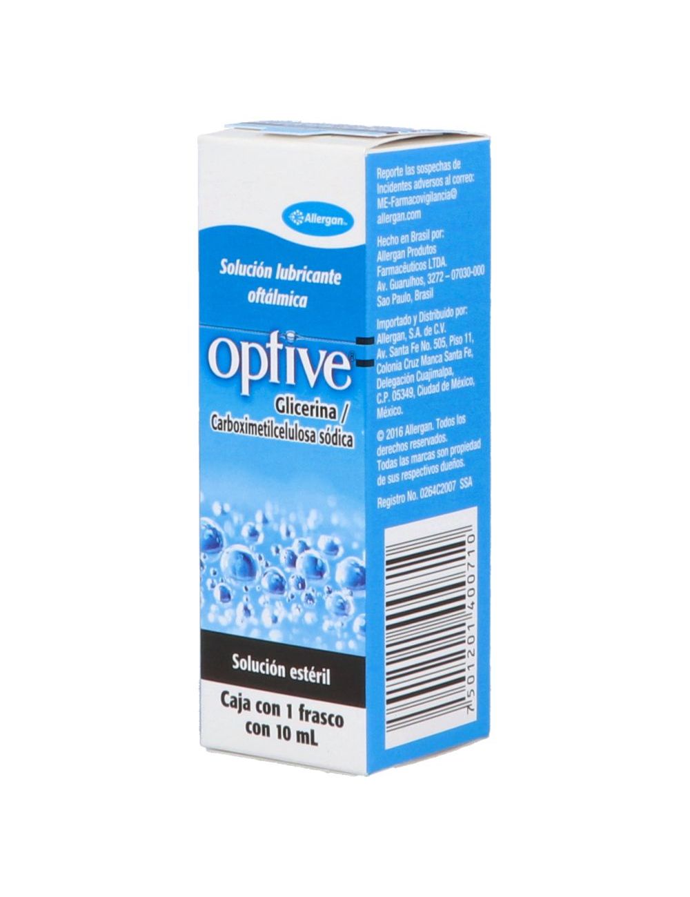 Optive Solución Oftálmica Caja Con 1 Frasco Con 10 ml Optive Solución Oftálmica Caja Con 1 Frasco Con 10 ml