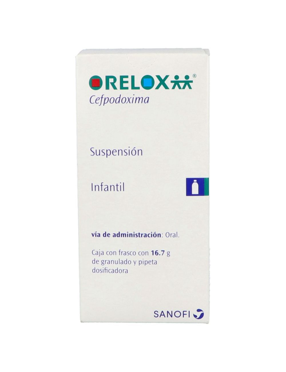 Orelox Suspensión Infantil Caja Con Frasco Con Polvo Para 100 mL RX2