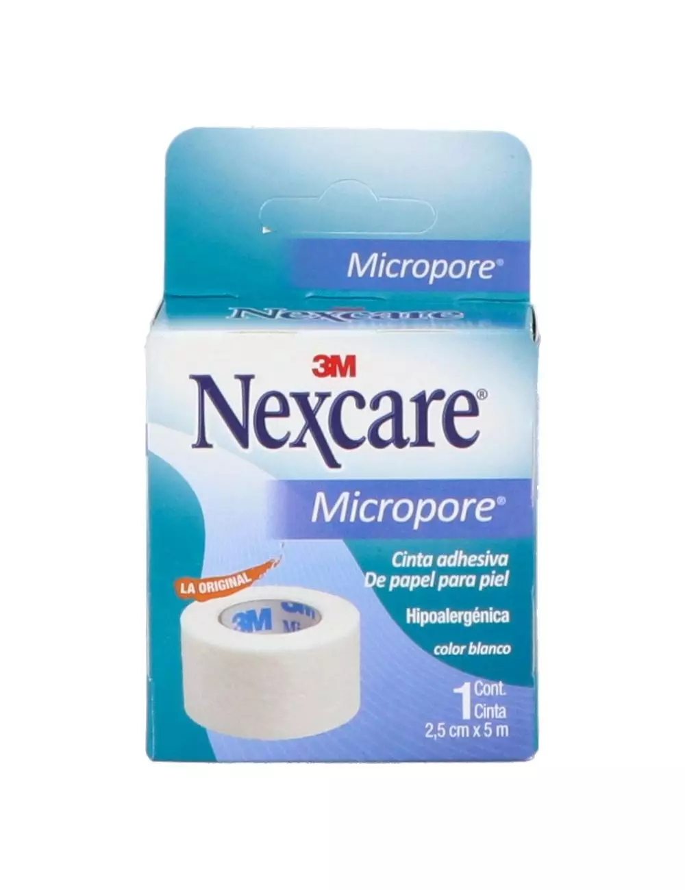 NEXCARE MICROPORE X 2.5CM 5M CAJA CON 1 PIEZA