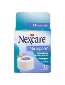 NEXCARE MICROPORE X 2.5CM 5M CAJA CON 1 PIEZA