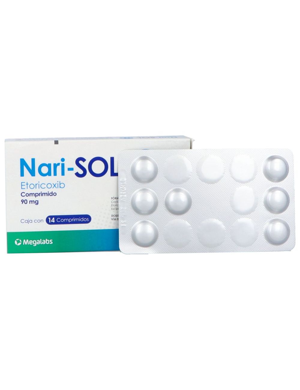 Nari-Sol 90 mg Caja Con 14 Comprimidos Nari-Sol 90 mg Caja Con 14 Comprimidos