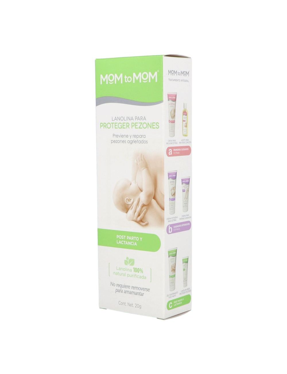 Mom To Mom Lanolina Para Cuidado de Pezones Con 20 g Mom To Mom Lanolina Para Cuidado de Pezones Con 20 g