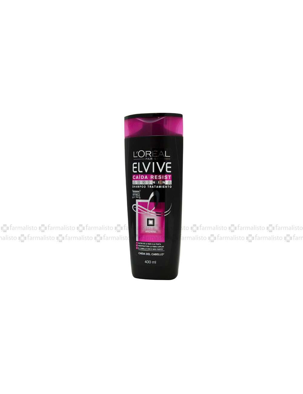 Elvive Caída Resist Argenina Shampoo Frasco Con 400 mL