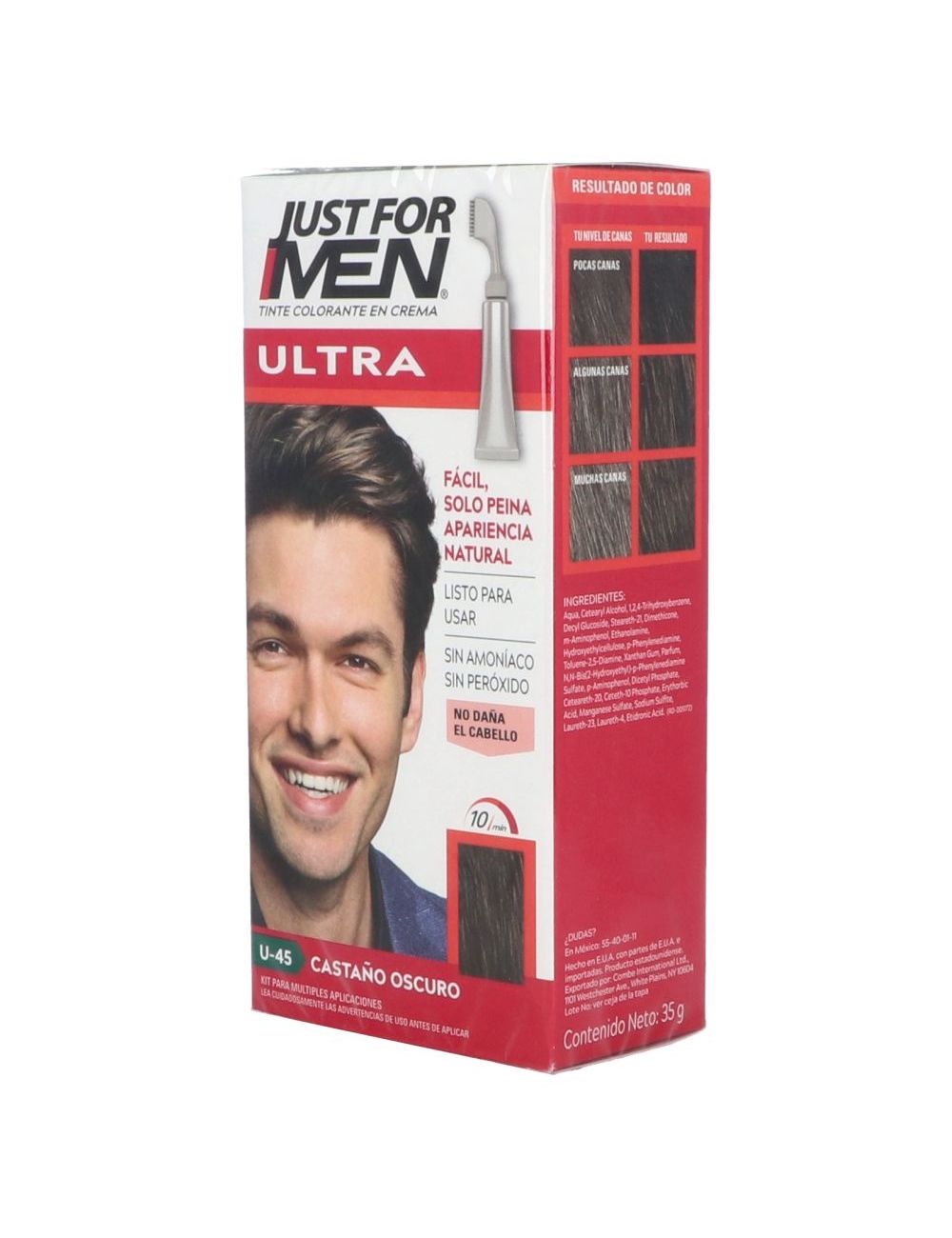 Just For Men Ultra Tinte Colorante Color Castaño Oscuro Just For Men Ultra Tinte Colorante Color Castaño Oscuro