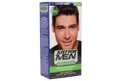 Just For Men Caja Con Tinte Colorante En Shampoo Color Castaño Negro