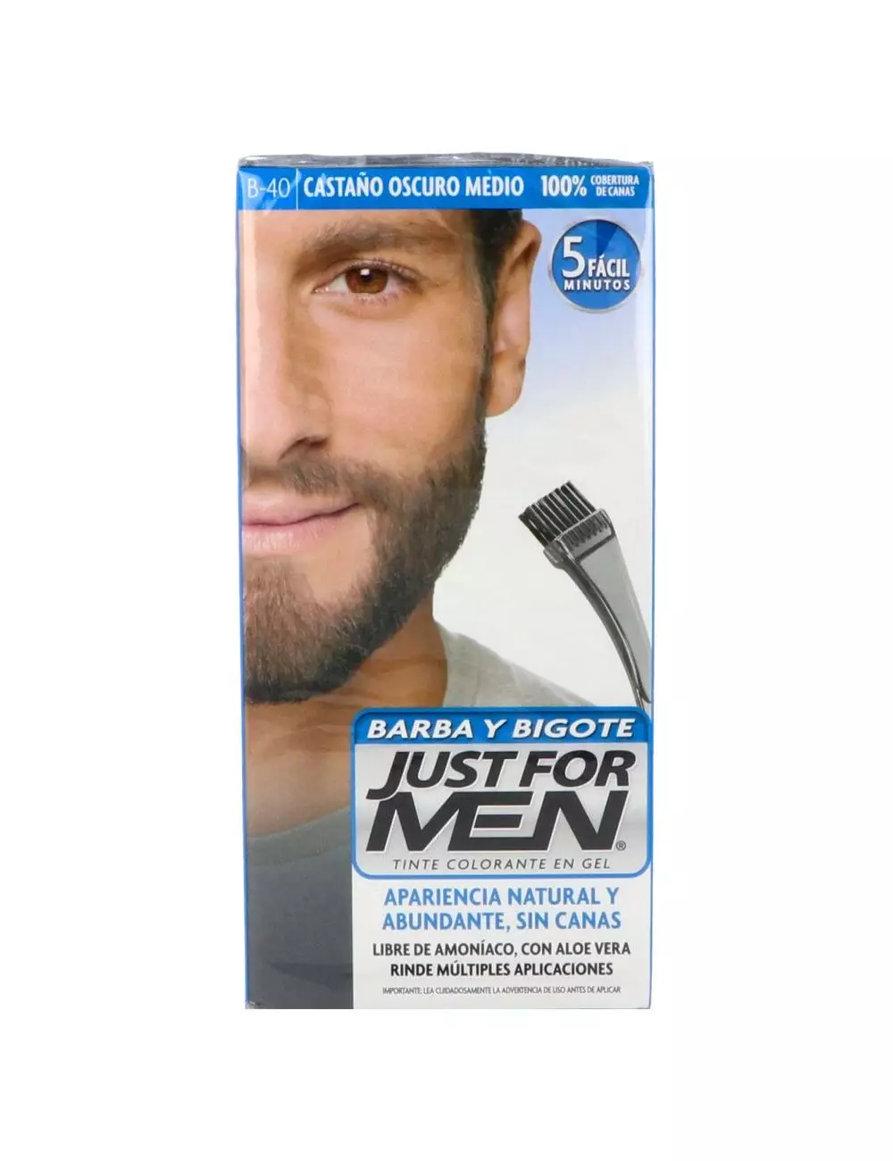 Just For Men Tinte Colorante En Gel Barba Y Bigote Castaño Oscuro Medio Just For Men Tinte Colorante En Gel Barba Y Bigote Castaño Oscuro Medio