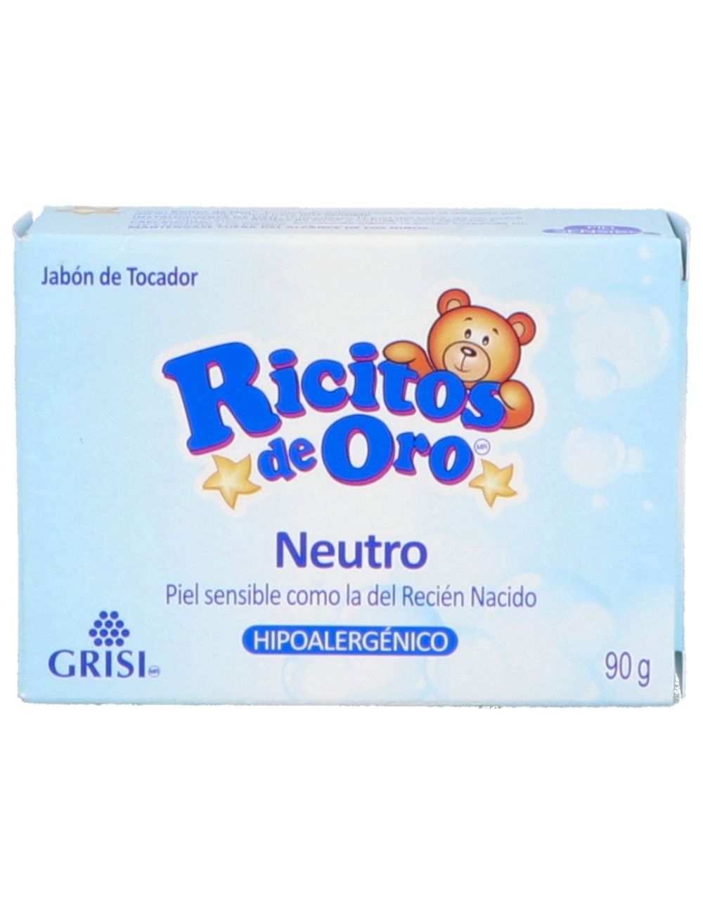 Jabón Ricitos De Oro Neutro Barra Con 90g Jabón Ricitos De Oro Neutro Barra Con 90g