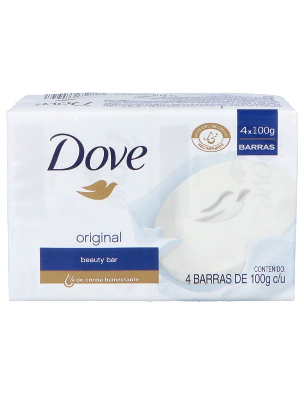Jabón Dove Empaque Con 4 Barras De 100g Cada Una Jabón Dove Empaque Con 4 Barras De 100g Cada Una