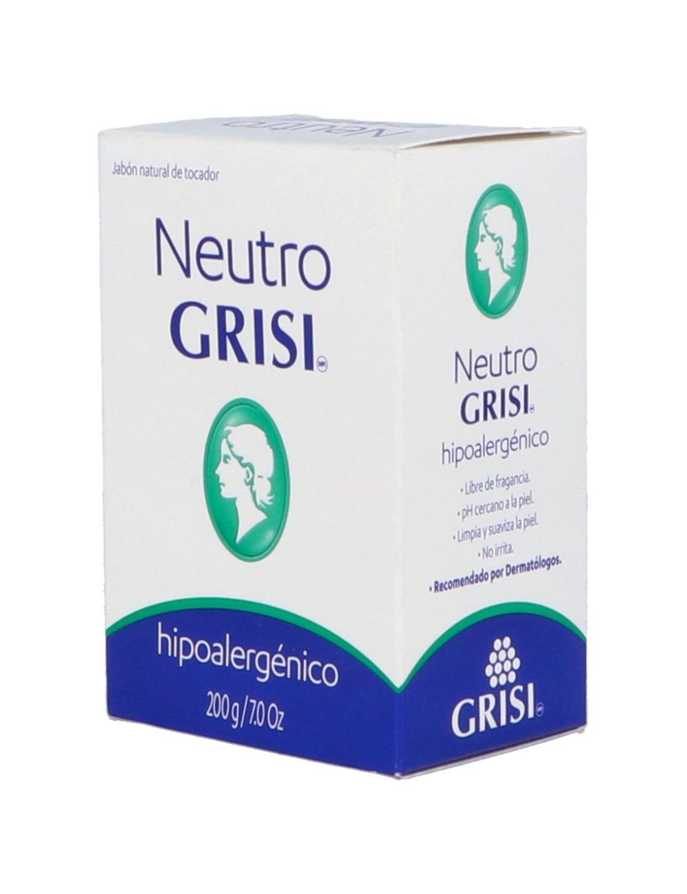 Grisi Neutro Jabón Natural Caja Con Barra De 200g Grisi Neutro Jabón Natural Caja Con Barra De 200g