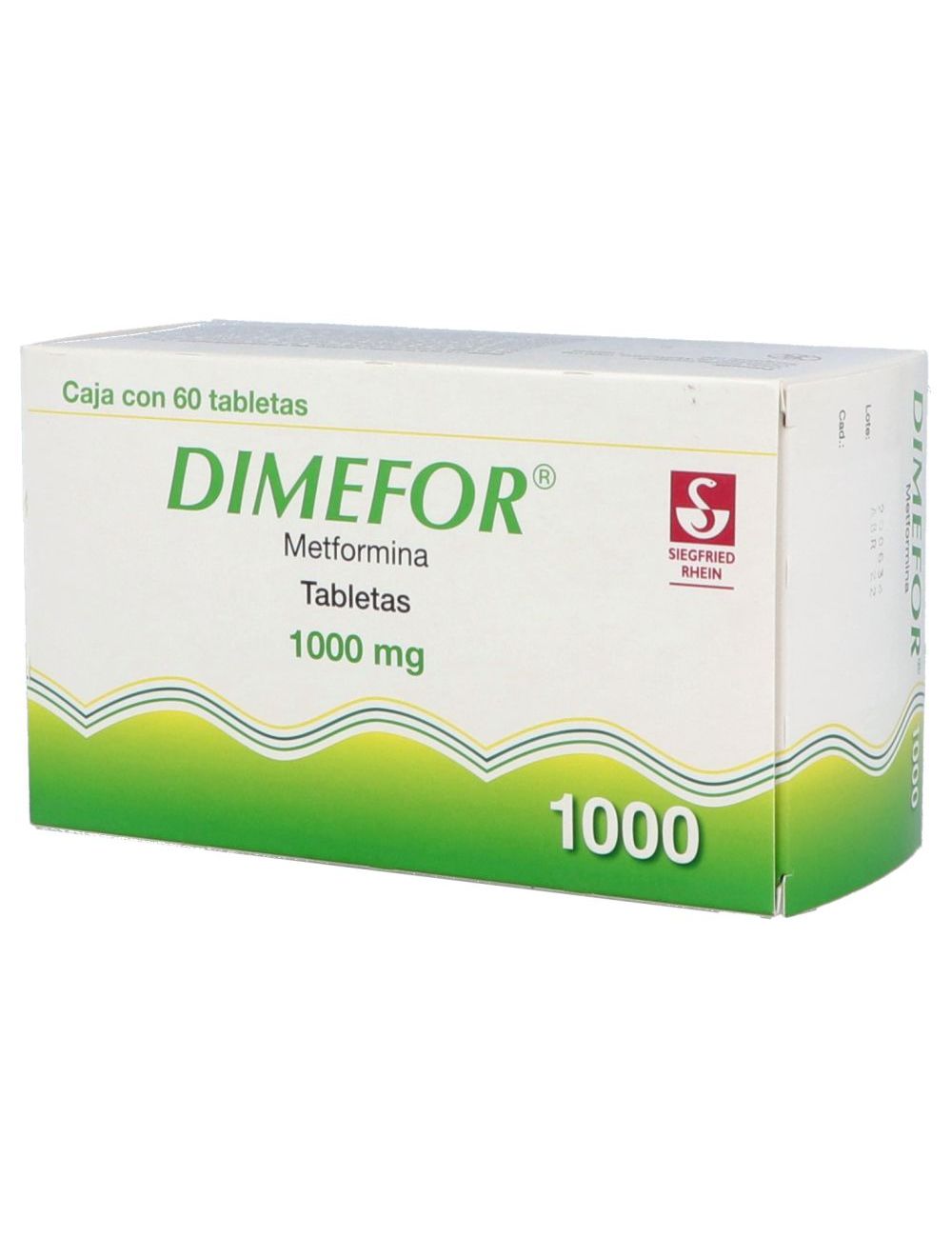 Dimefor 1000 mg Con 60 Tabletas Dimefor 1000 mg Con 60 Tabletas