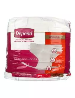 Depend Ultraconfort Talla M. Con 10 Piezas