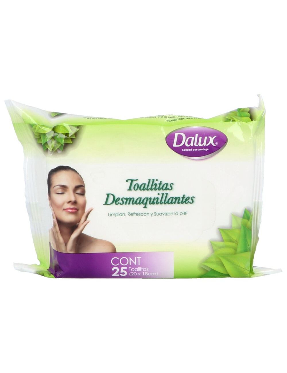 DALUX TOALLITAS DESMAQUILLANTES PAQUETE CON 25 UNIDADES DALUX TOALLITAS DESMAQUILLANTES PAQUETE CON 25 UNIDADES