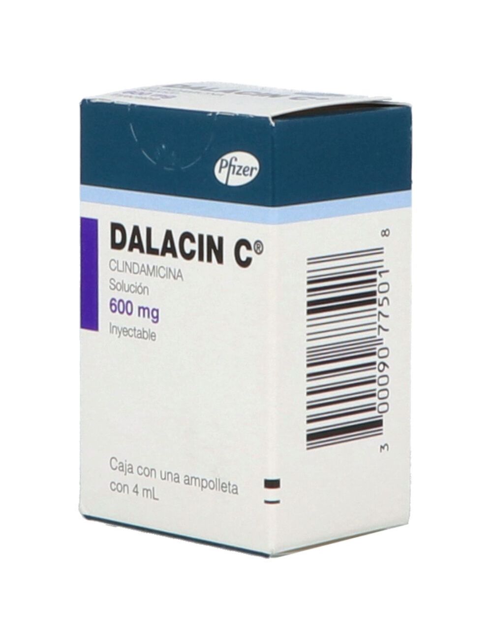 Dalacin C 600mg Caja Con Una Ampolleta Con 4 mL - RX2 Dalacin C 600mg Caja Con Una Ampolleta Con 4 mL - RX2