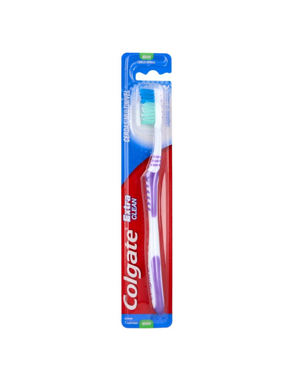 Colgate Cepillo Dental Extra Clean Mediano Empaque Con 1 Pieza Colgate Cepillo Dental Extra Clean Mediano Empaque Con 1 Pieza