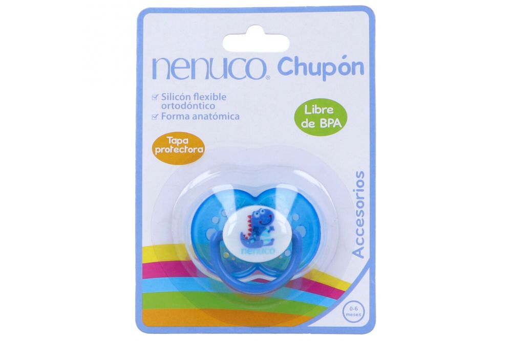 Chupon Nenuco Con Tapa Prot 0-6 Meses