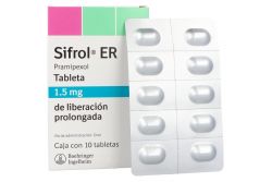 Sifrol ER 1.5 mg Caja Con 10 Tabletas