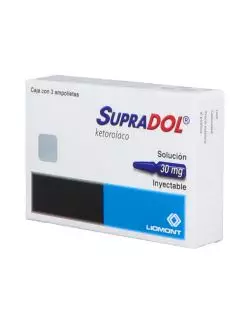 Supradol 30 mg Caja Con 3 Ampolletas