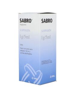 Sabro 1 g/5 mL Caja Con Frasco Con Polvo