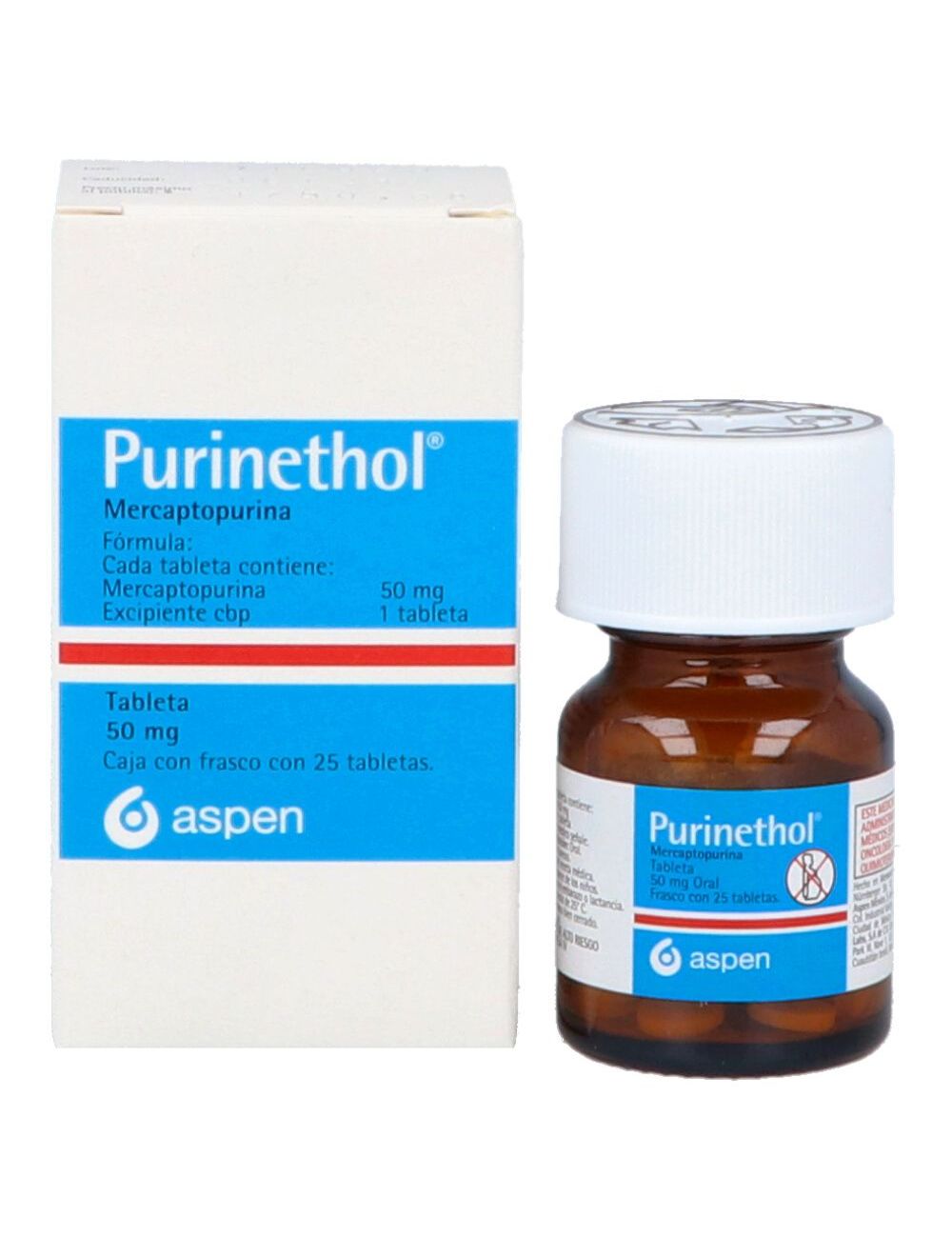 Purinethol 50 mg Con 25 Tabletas Purinethol 50 mg Con 25 Tabletas