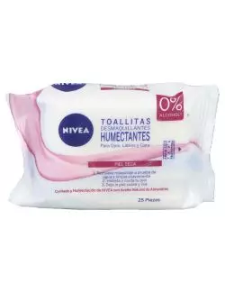 Nivea Con Un Paquete con 25 toallitas