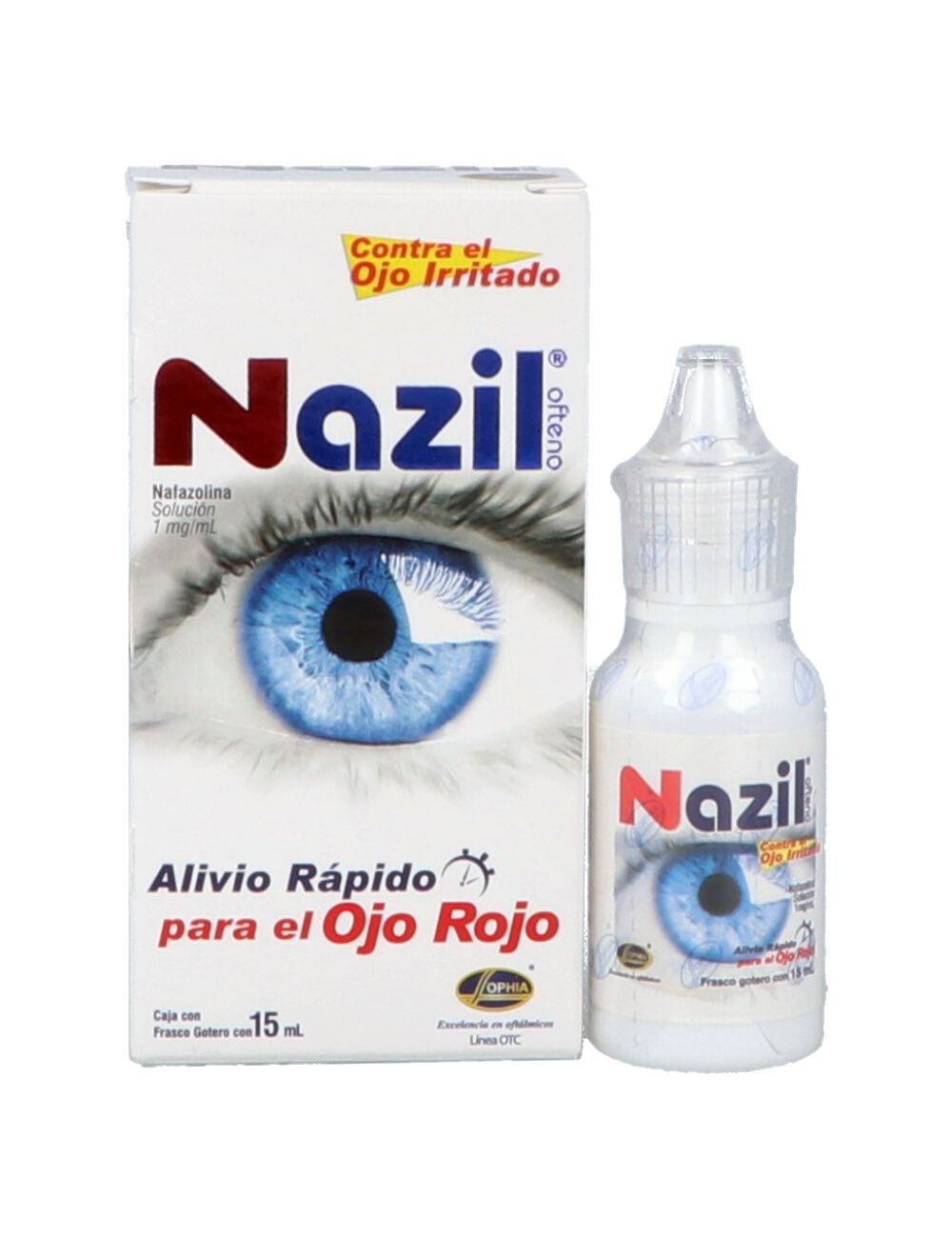 Nazil Ofteno 1 mg/mL Caja Con Frasco Gotero Con 15mL Nazil Ofteno 1 mg/mL Caja Con Frasco Gotero Con 15mL