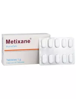 Metixane Sucralfato 1 g Caja Con 40 Tabletas