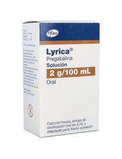 Lyrica® Solución 2 g/100 mL (Pregabalina) | Frasco 5 mL | Pfizer