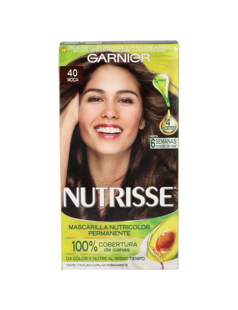 Garnier Nutrisse Tinte En Crema Caja Con 1 Aplicación Color Moca 40