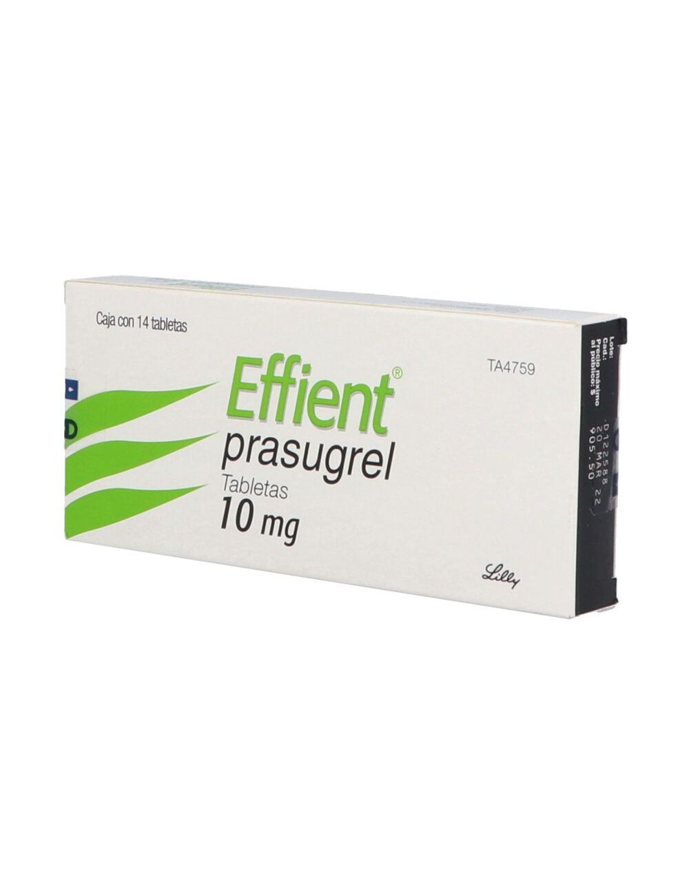 Effient 10mg Caja Con 14 Tabletas