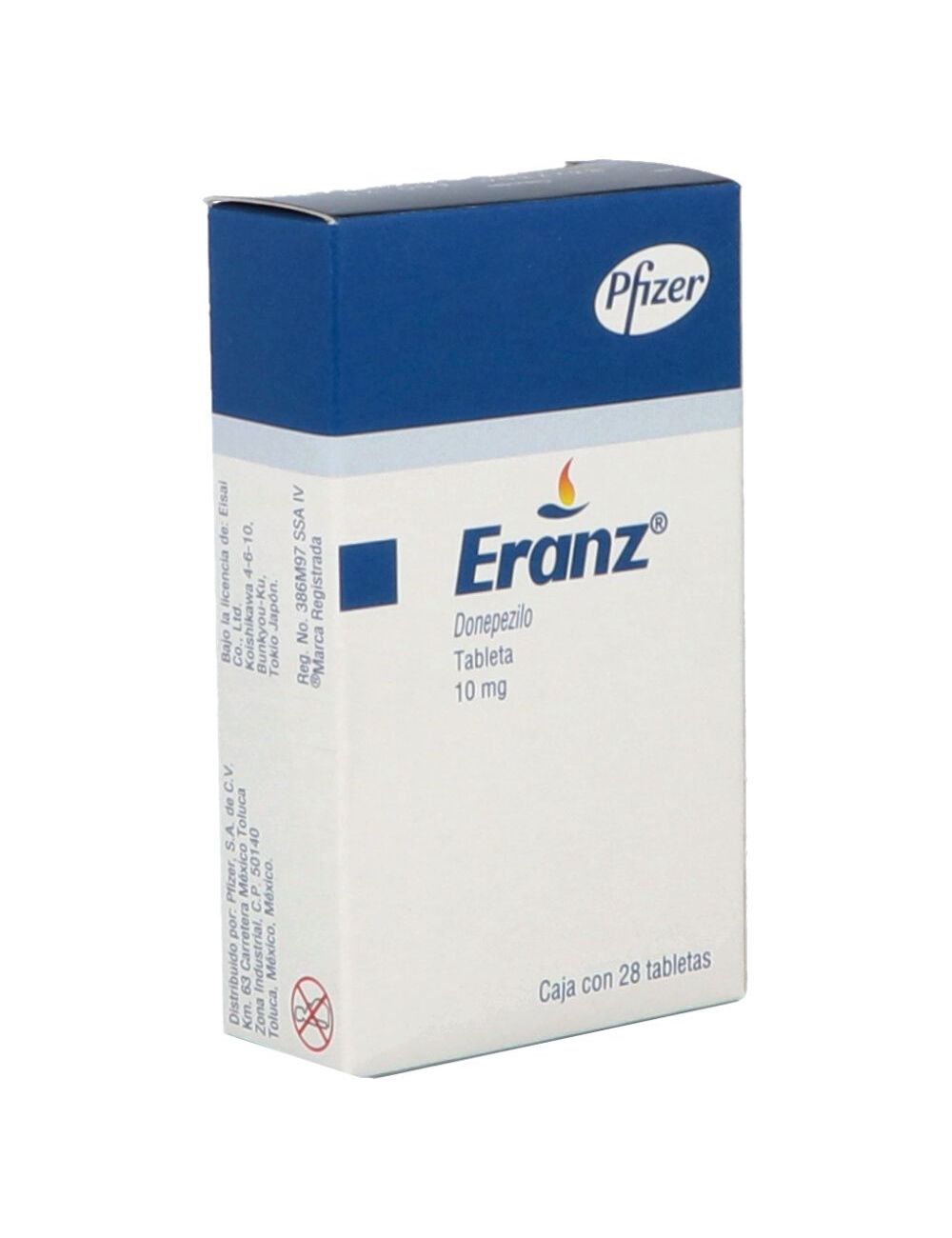 Eranz 10 mg Caja 28 Tabletas Eranz 10 mg Caja 28 Tabletas