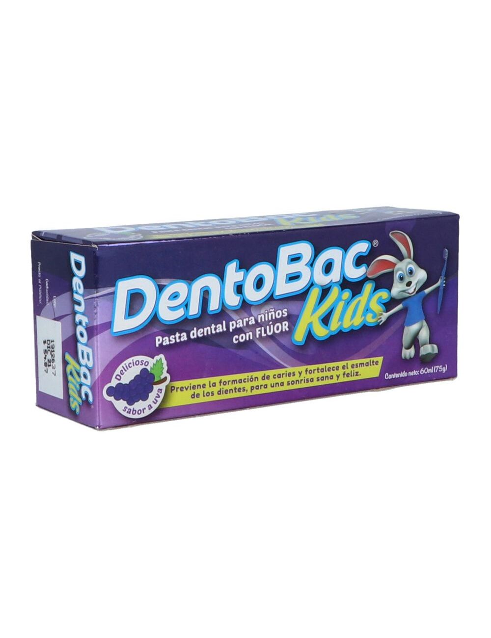 Crema Dental Dentobac Kids Tubo Con 60 mL Crema Dental Dentobac Kids Tubo Con 60 mL