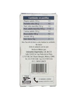 Colorante Con Fijador Mariposa Gris Oscuro Caja Con 1 Pastilla De 32 g – Colorante