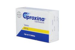 Ciproxina 250 mg Caja Con 12 Tabletas - RX2