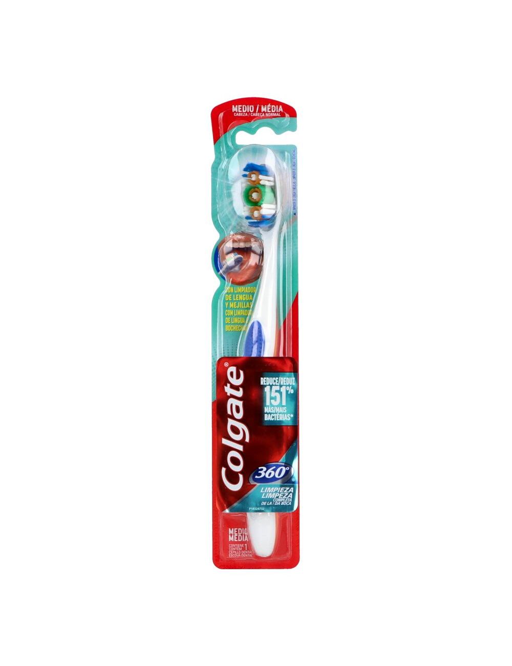 Cepillo De Dientes Colgate 360 Empaque Con 1 Pieza