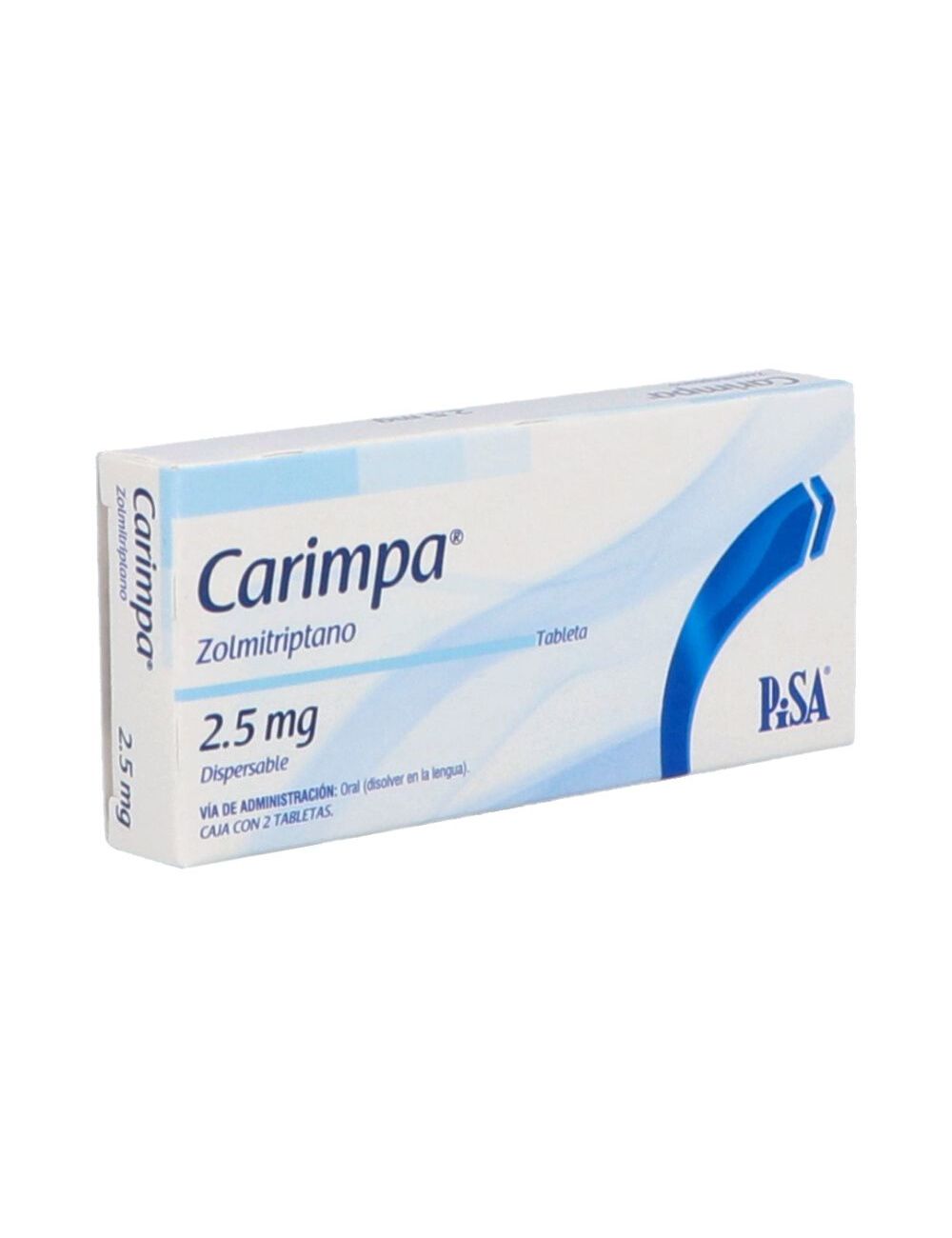 Carimpa 2.5 mg Caja Con 2 Tabletas Dispersables Carimpa 2.5 mg Caja Con 2 Tabletas Dispersables