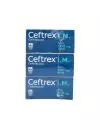 Ceftrex I.M 500 mg  Caja Con Frasco Ámpula y Ampolleta Diluyente -RX2