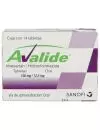 Avalide 150 mg / 12.5 mg Caja Con 14 Tabletas