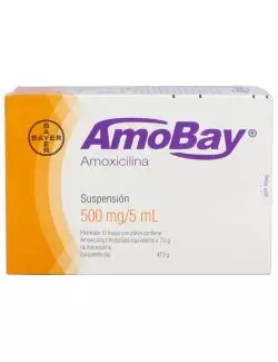 Amobay 500 mg Caja Con Frasco Con Polvo Para 75 mL - RX2