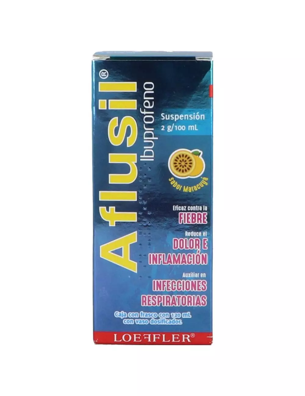 Aflusil 2.0 mg / 100 mL caja Con Frasco Con 120 mL